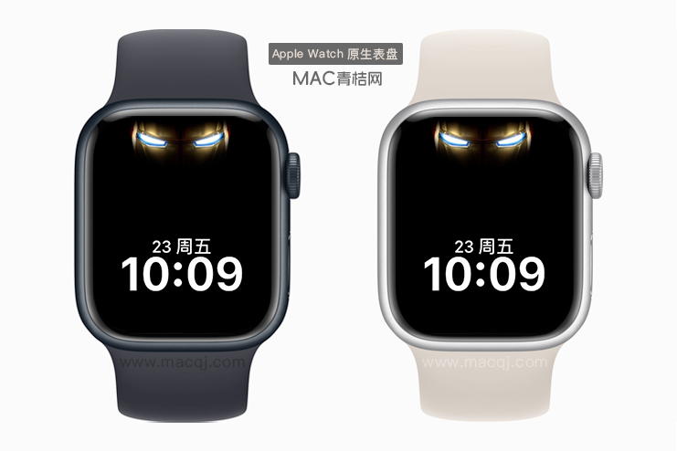 钢铁侠5黑夜眼睛 Apple Watch景深原生人像表盘