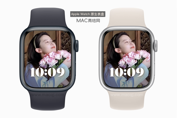 刘亦菲捧花锦鲤真人版 Apple Watch景深原生人像表盘