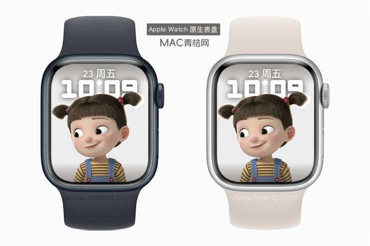 调皮小女孩 Watch景深原生人像表盘