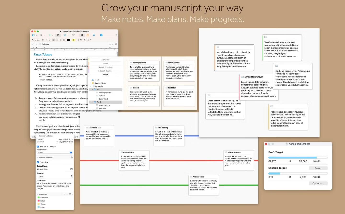 Scrivener 3 for Mac v3.3.3中文激活版 最好用的mac写作软件-4