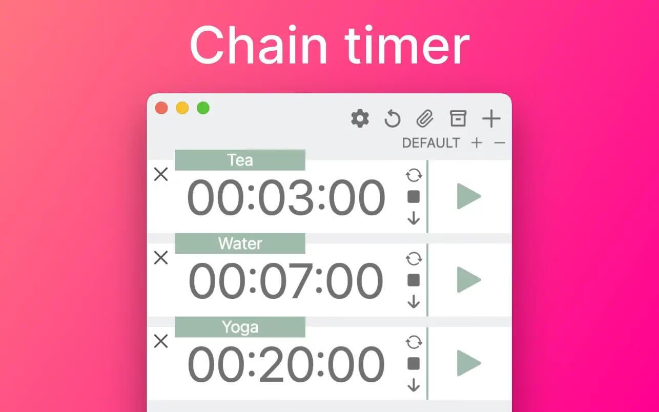 Chain Timer for Mac v9.9激活版 计时器软件-2