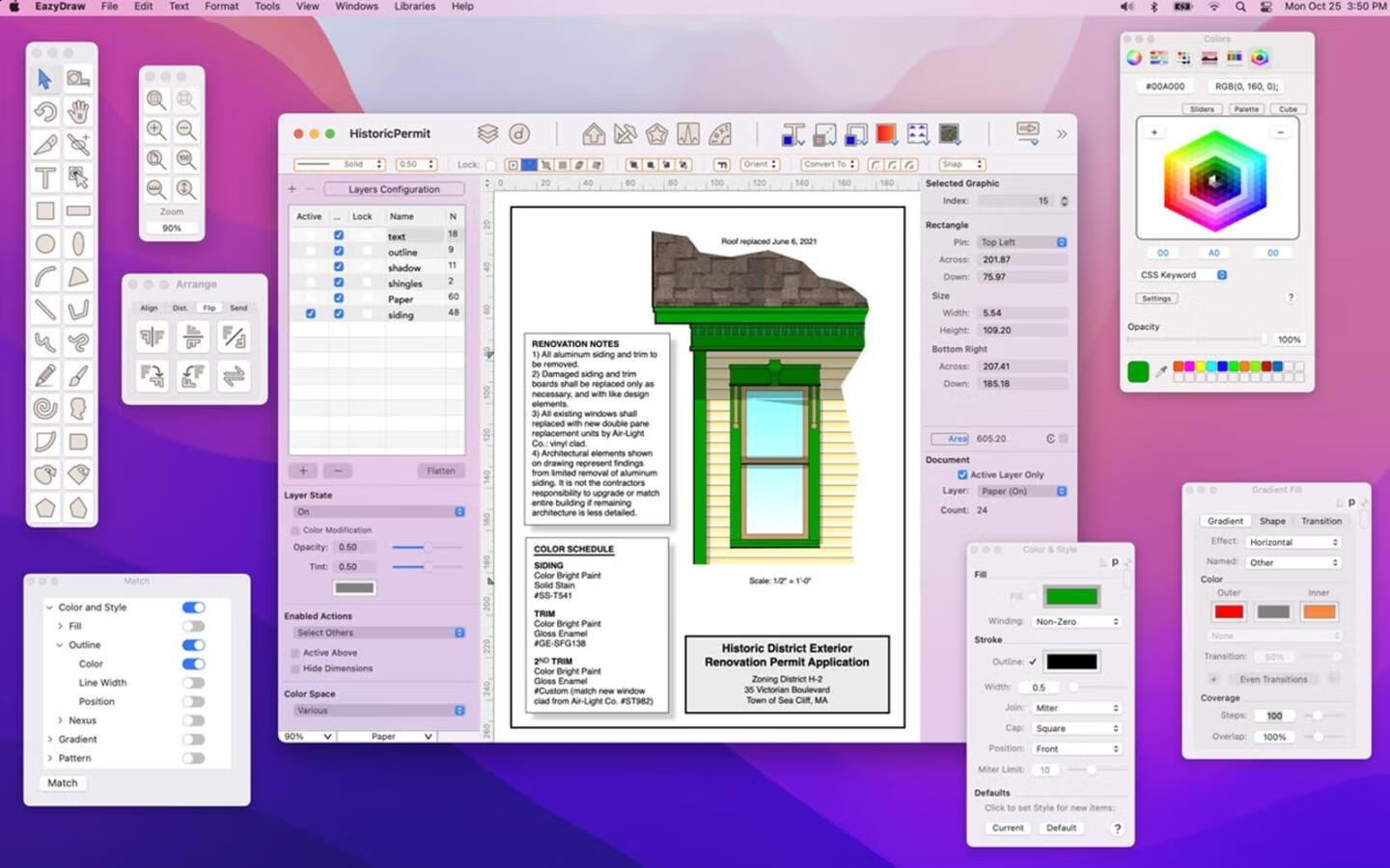 EazyDraw for mac v11.2.0中文激活版 超赞的矢量图绘制工具-1