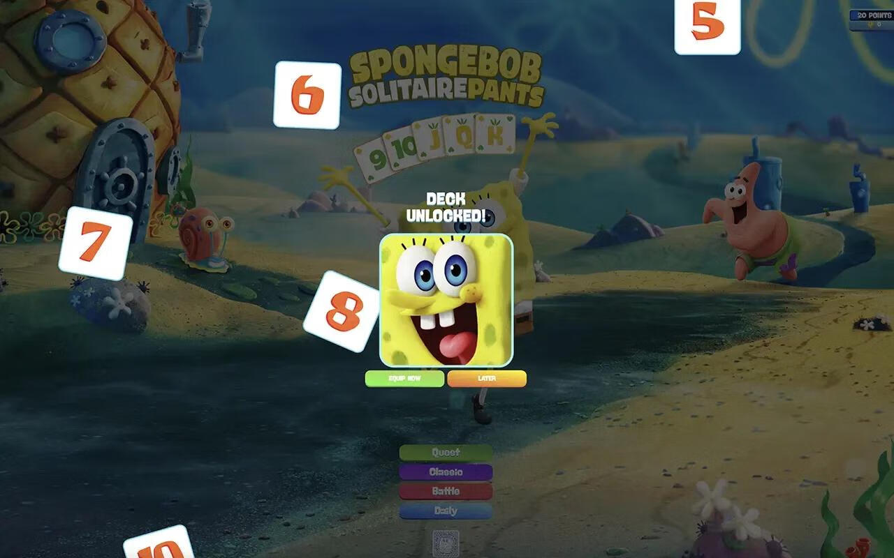 海绵宝宝纸牌 SpongeBob SolitairePants for Mac v1.4.0 中文原生版-7