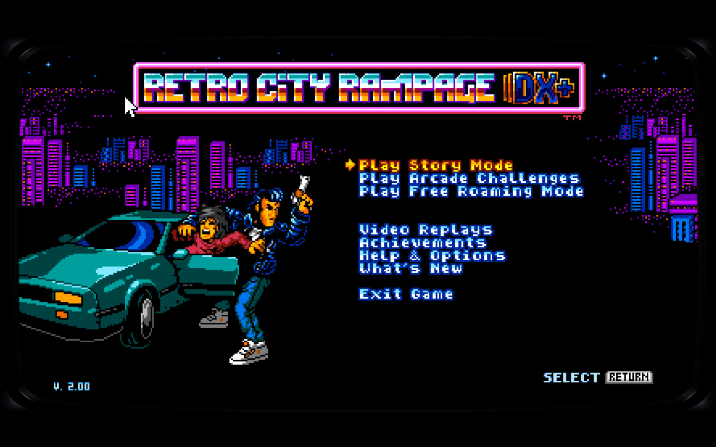 荒野老城DX Retro City Rampage DX for Mac v2.00 DX+ 英文原生版-1