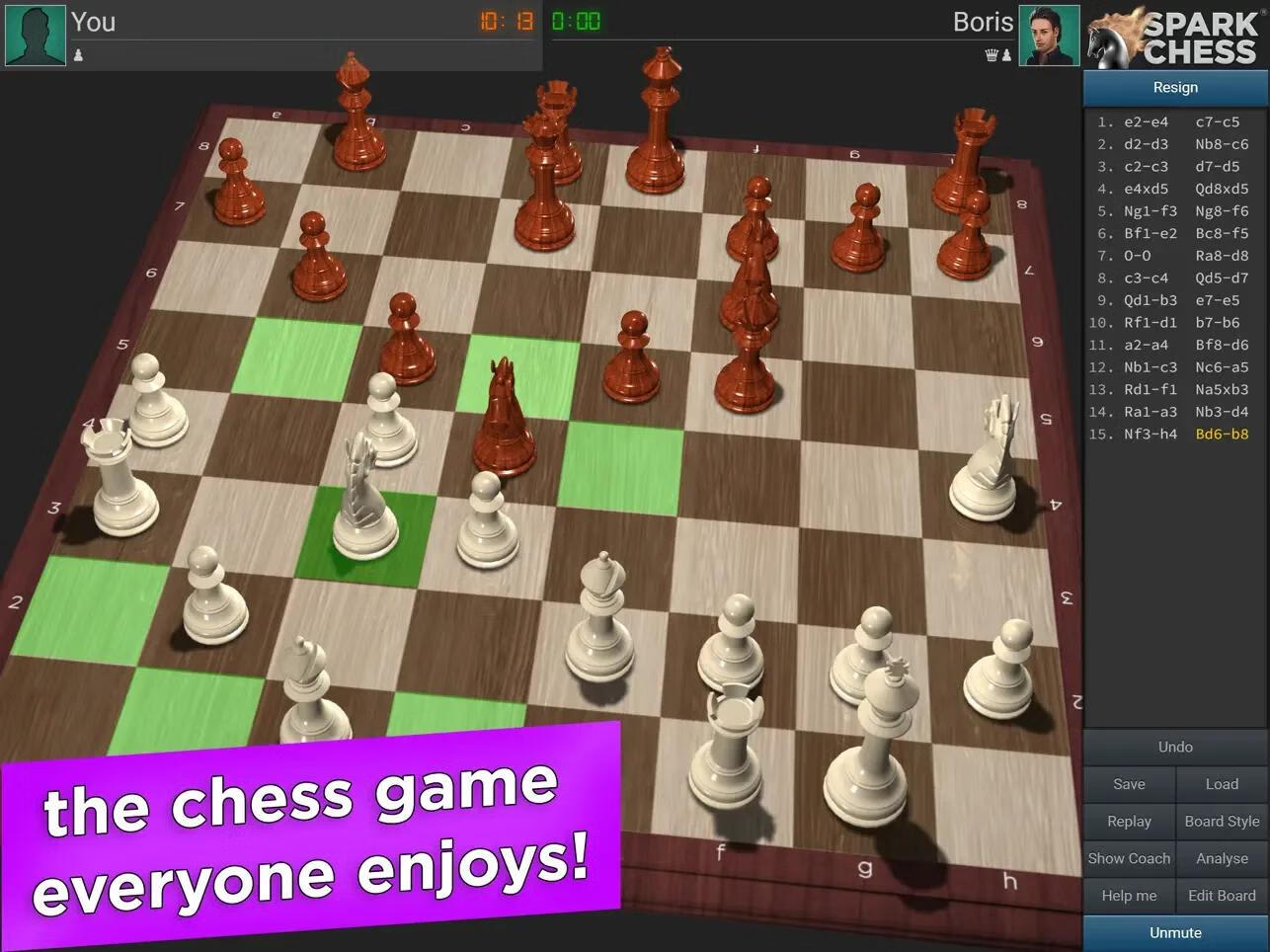 国际象棋 SparkChess for Mac v14.0.3 英文原生版-1