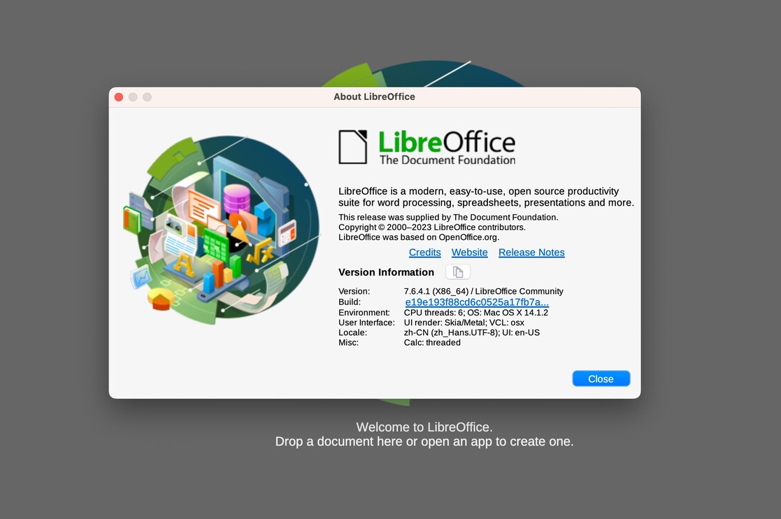 LibreOffice for Mac v7.6.4.1 办公套件 正式版-1