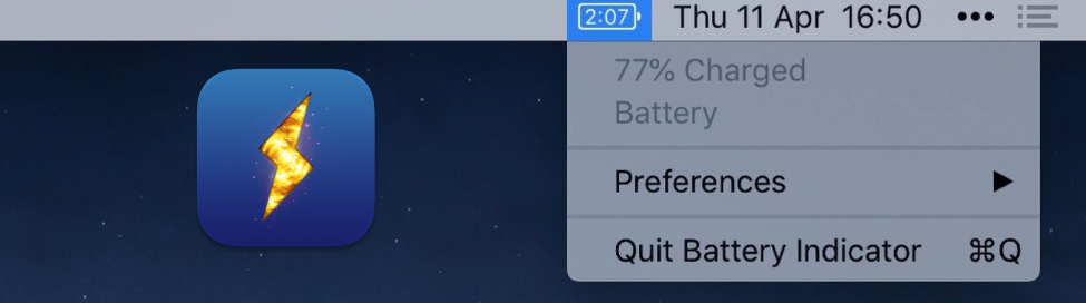 Battery Indicator for Mac v2.17.0 电池电量监控工具 直装版-1