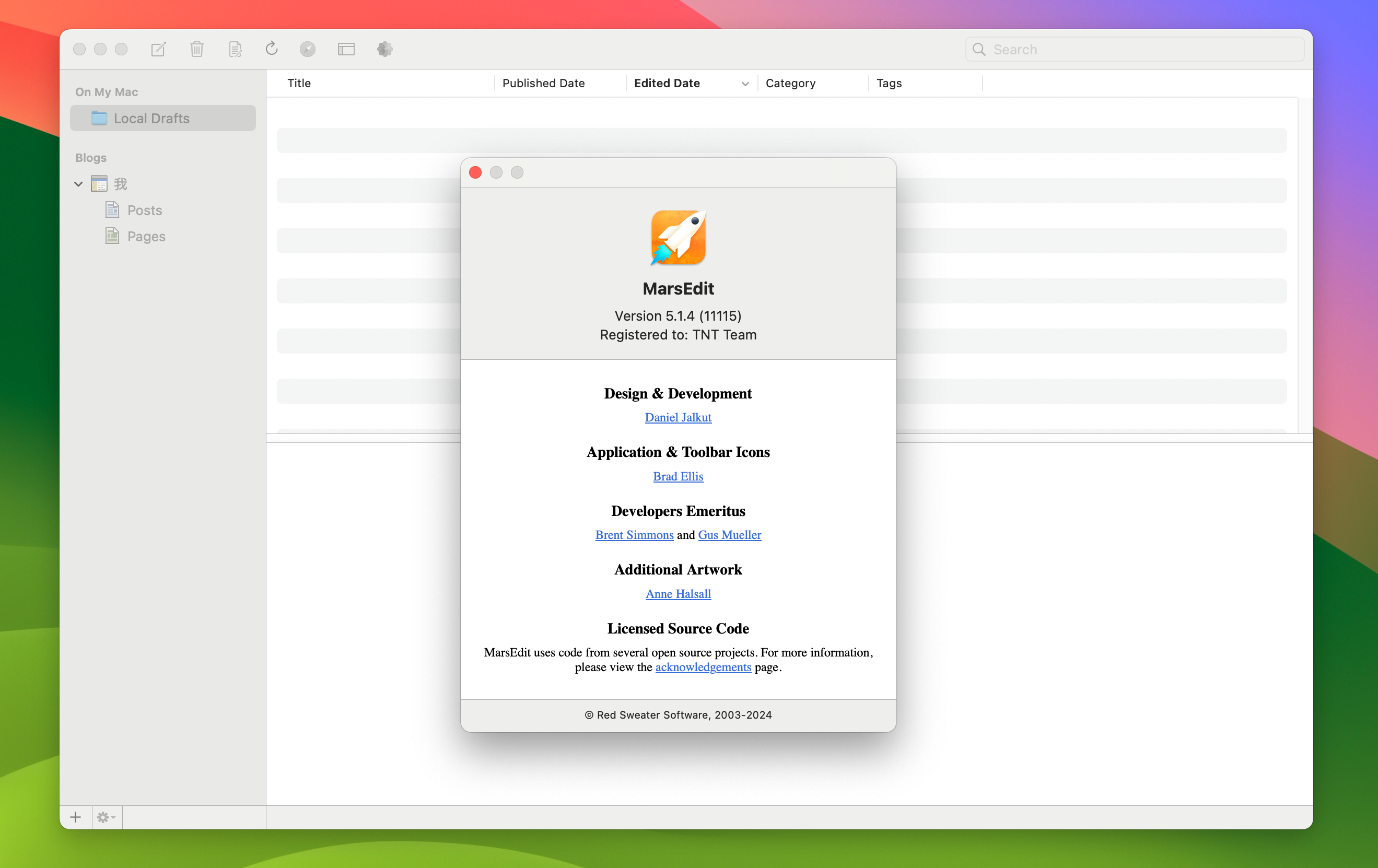 MarsEdit 5 for Mac v5.1.4 博客博文编辑管理工具 免激活版-1