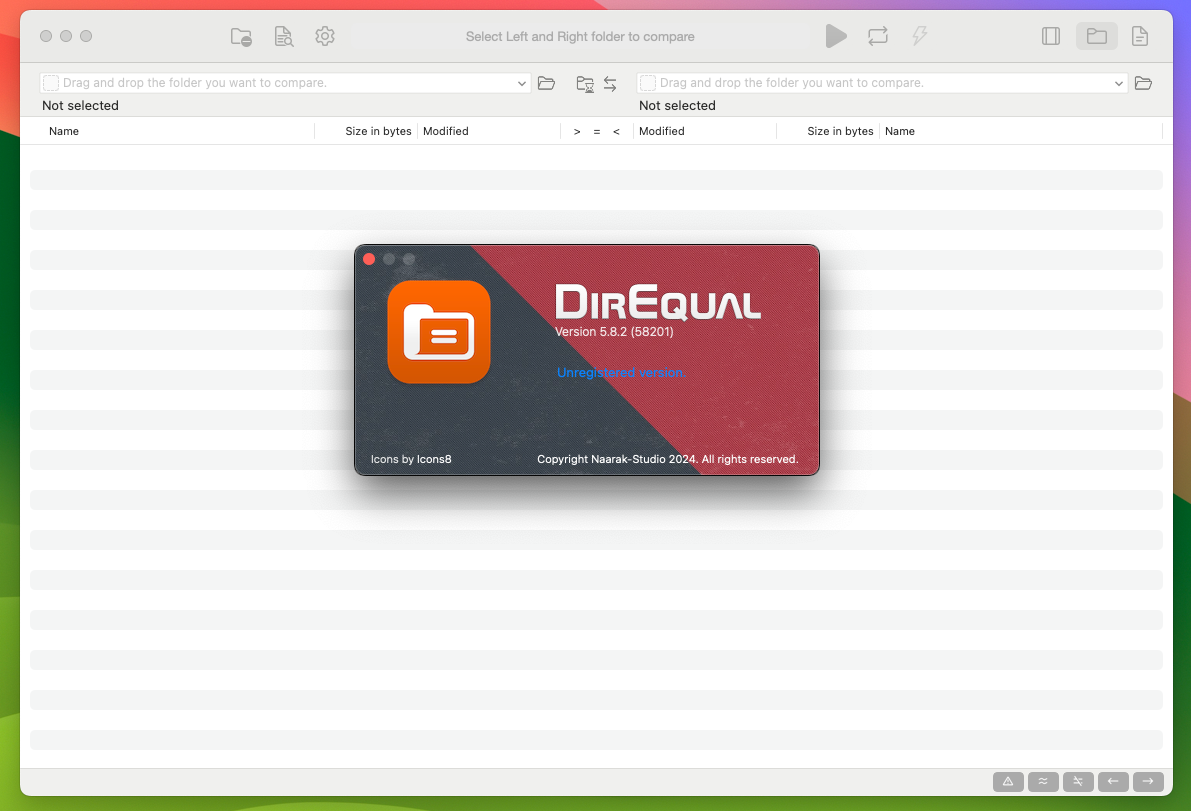 DirEqual for Mac v5.8.2 文件夹快速比较工具 免激活版-1