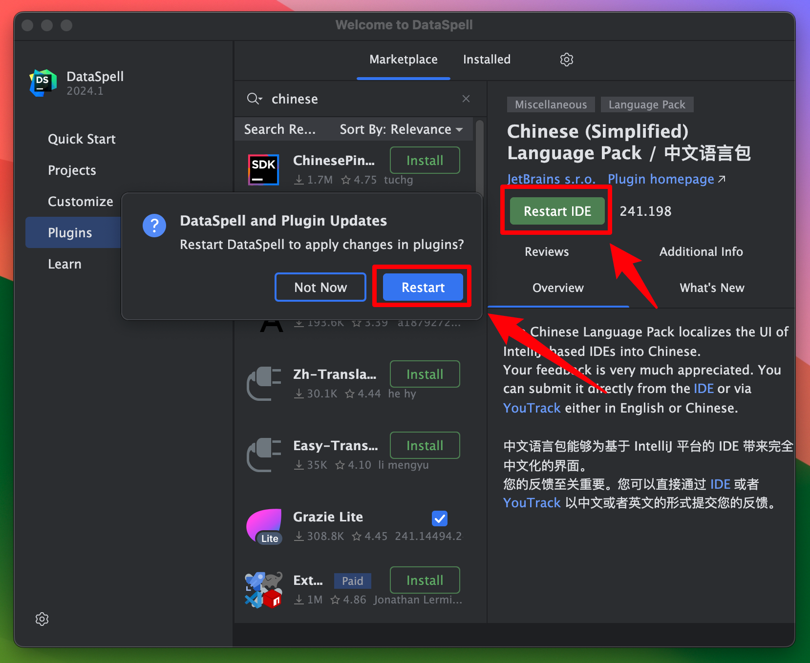 DataSpell 2024 for Mac v2024.1 中文激活版 专业数据科学家的IDE (intel/M1)-1