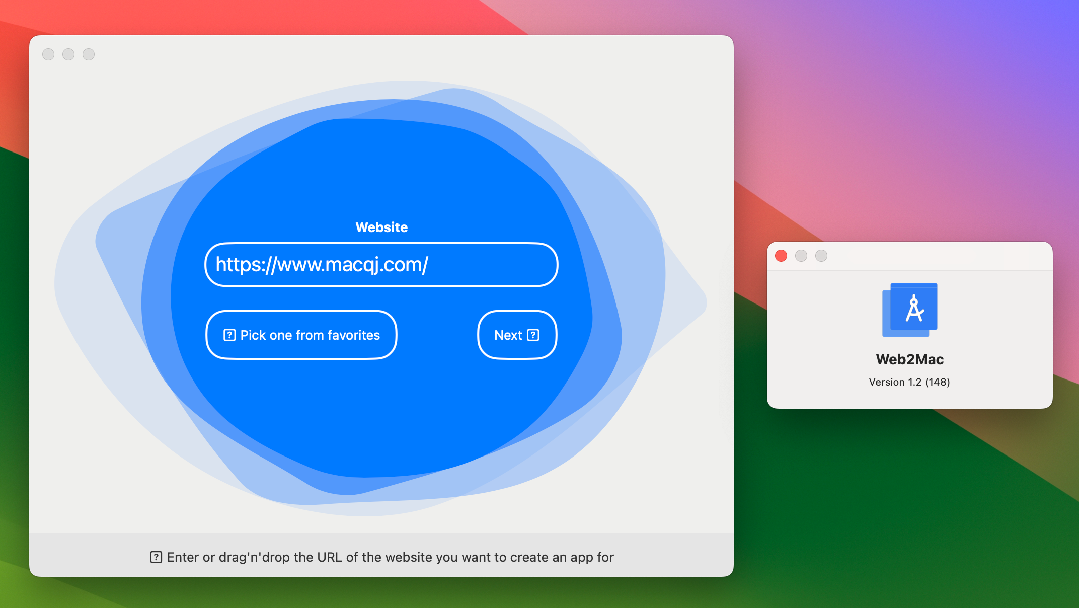 Web2Mac for Mac v1.2 将网站转为本地APP 激活版-1