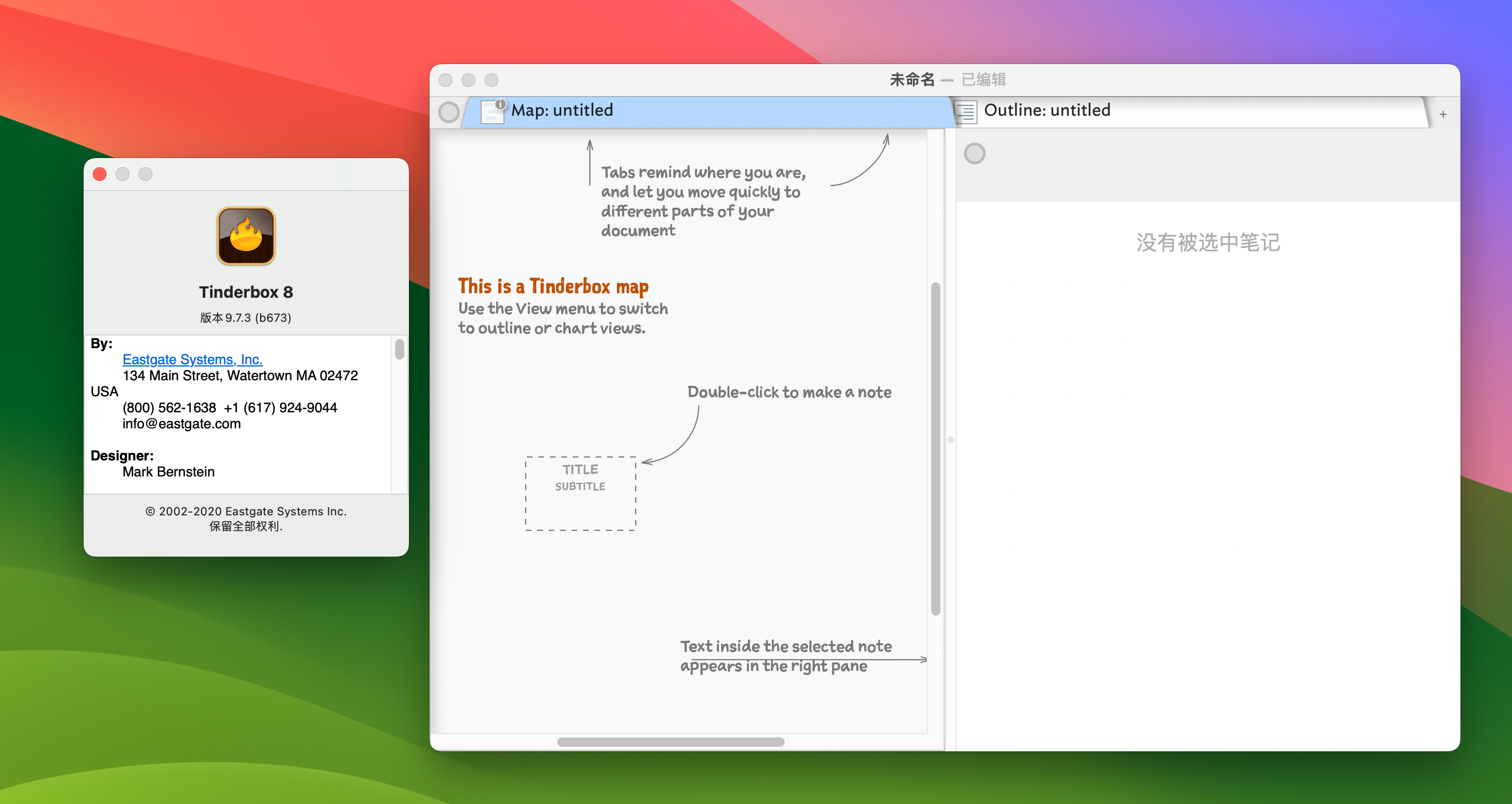 Tinderbox 9 for Mac v9.7.3 可视化个人笔记工具 激活版-1