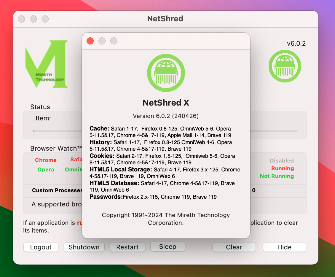 NetShred X for Mac v6.0.2 浏览器缓存清理软件 激活版-1