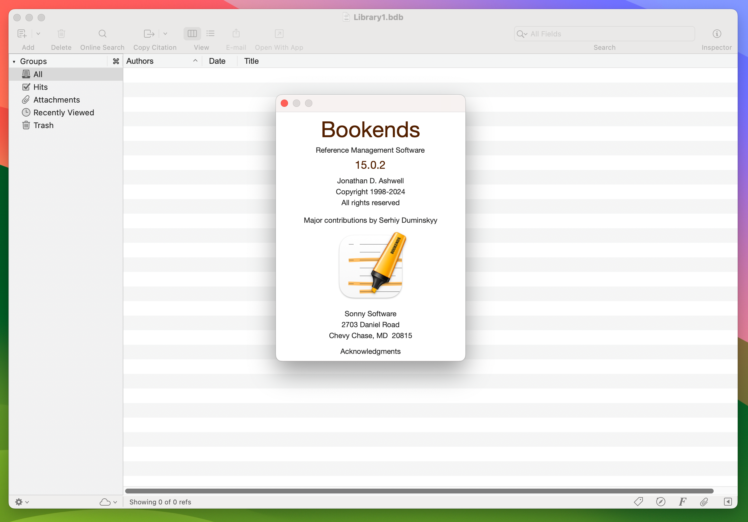 Bookends for Mac v15.0.2 文献书籍下载管理 注册版-1