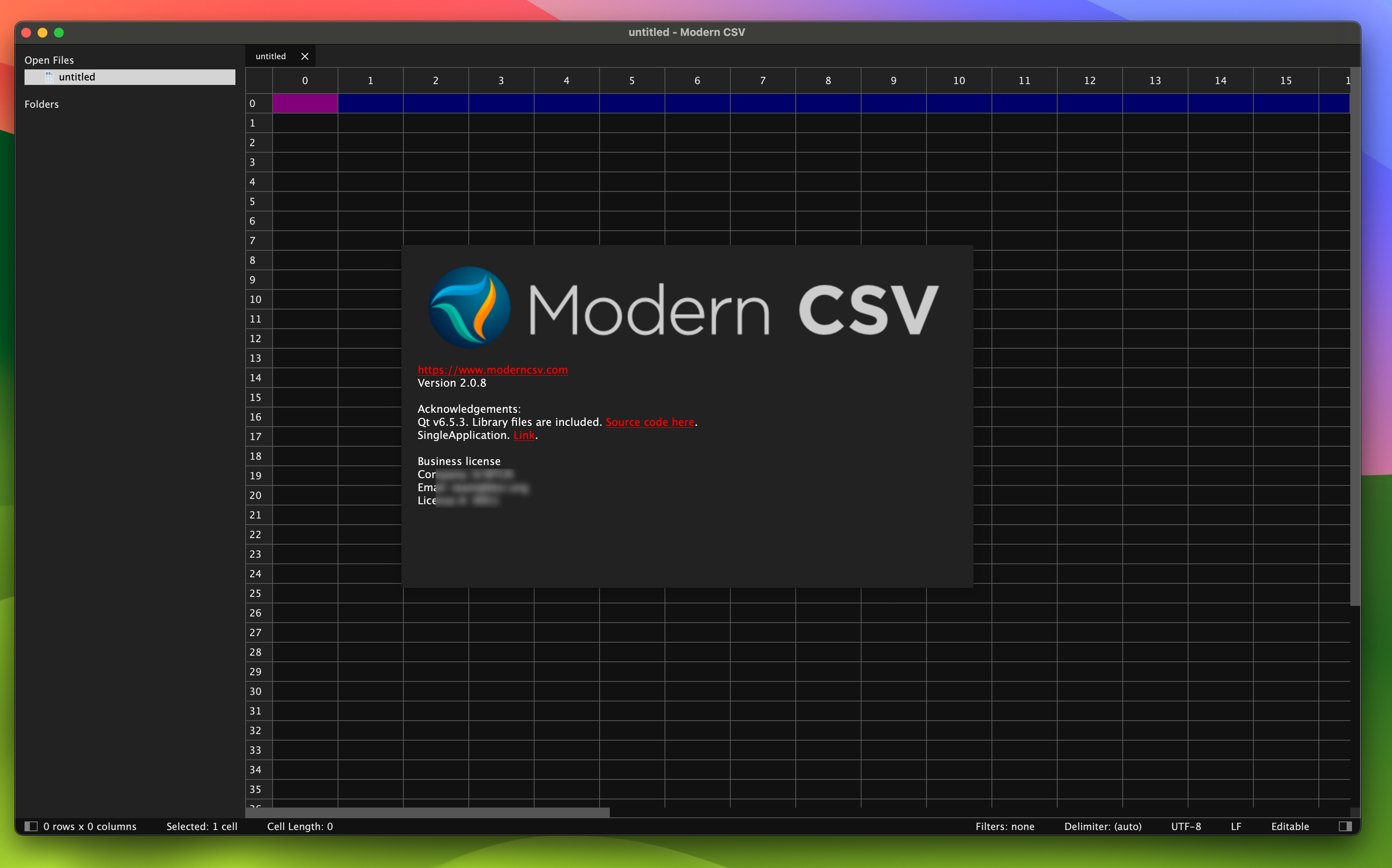 Modern CSV for Mac v2.0.8 CSV文件编辑器 激活版-1