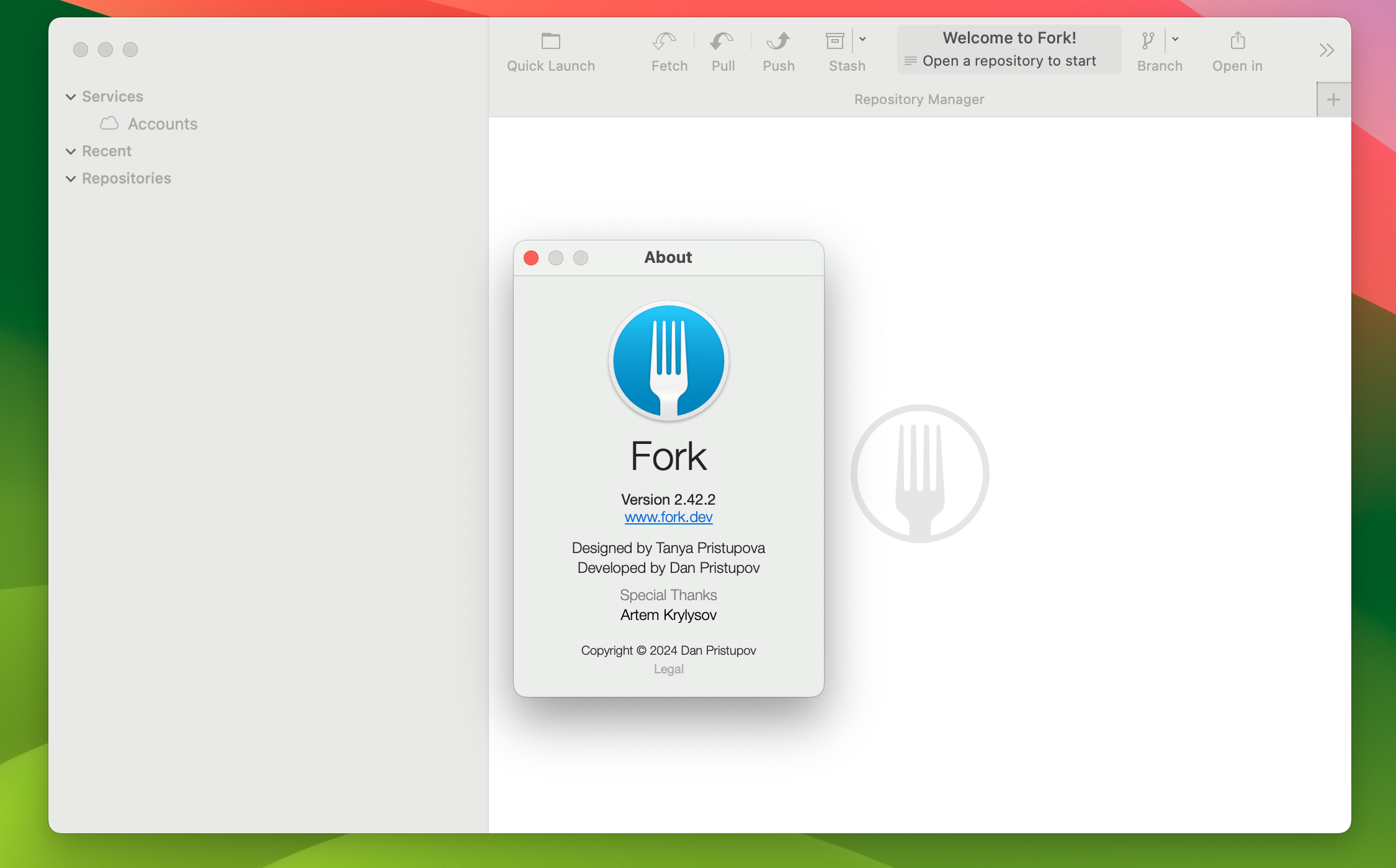 Fork for Mac v2.42.2 Git客户端管理工具 免激活版-1