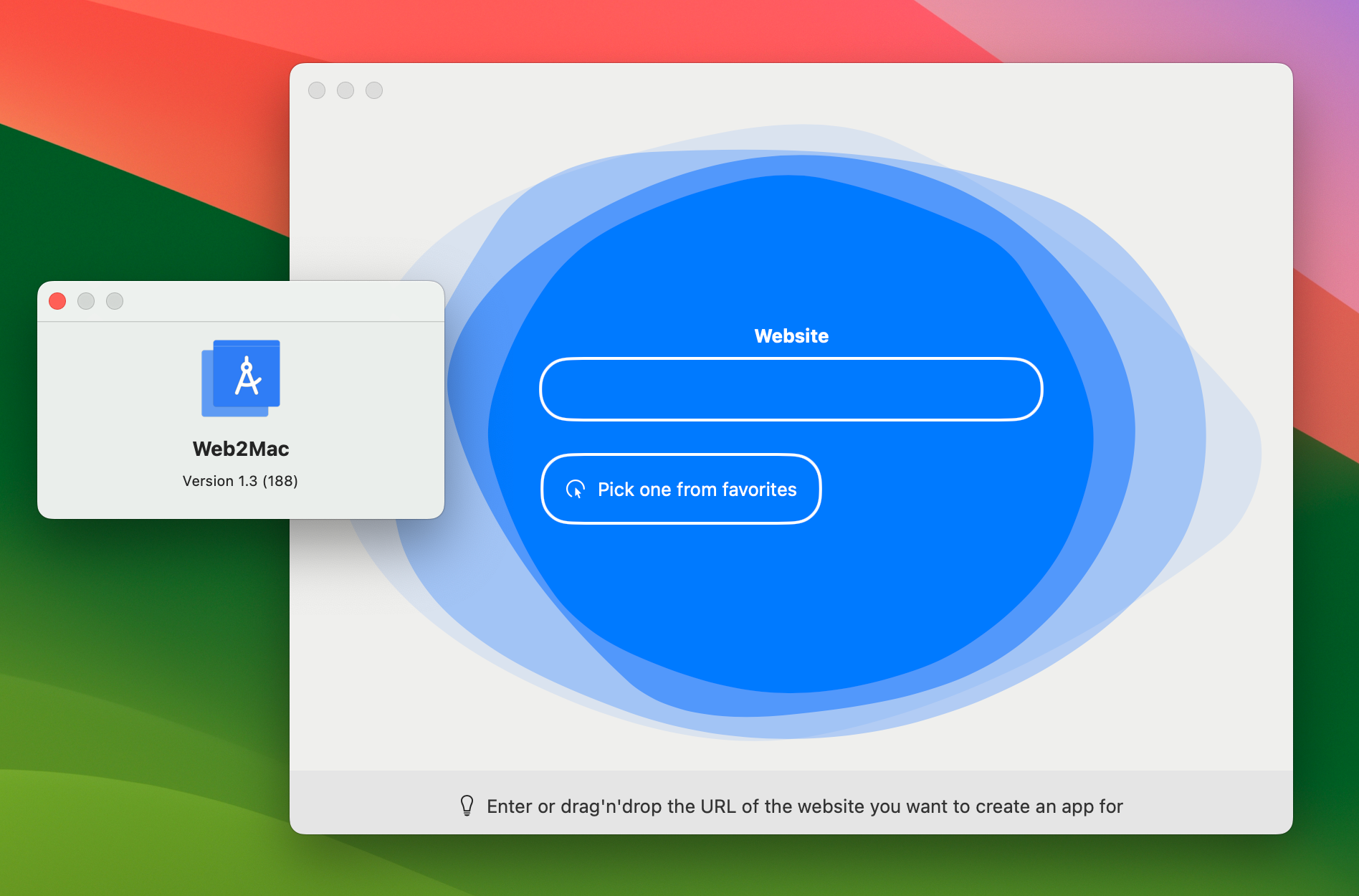 Web2Mac for Mac v1.3 将网站转为本地APP 激活版-1