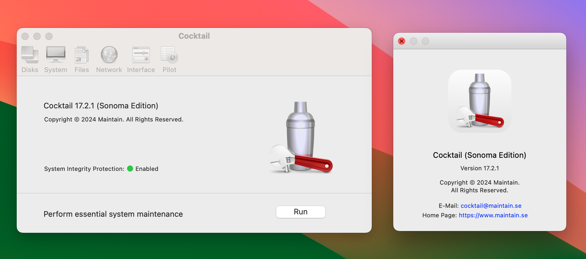 Cocktail for Mac v17.2.1 系统清理工具 激活版-1