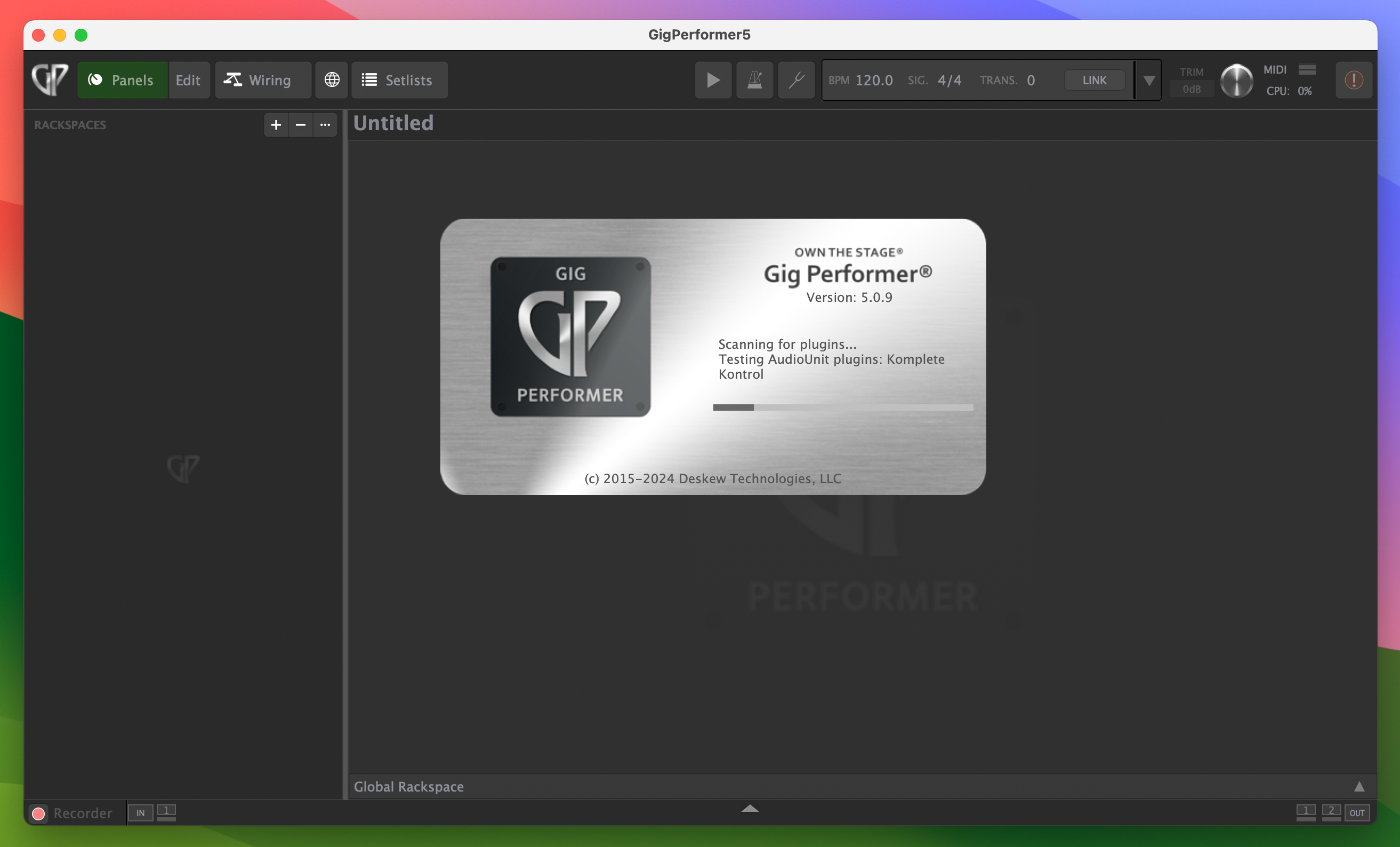 Deskew Technologies Gig Performer for Mac v5.0.9 现场控制乐器和声音机架 激活版-1