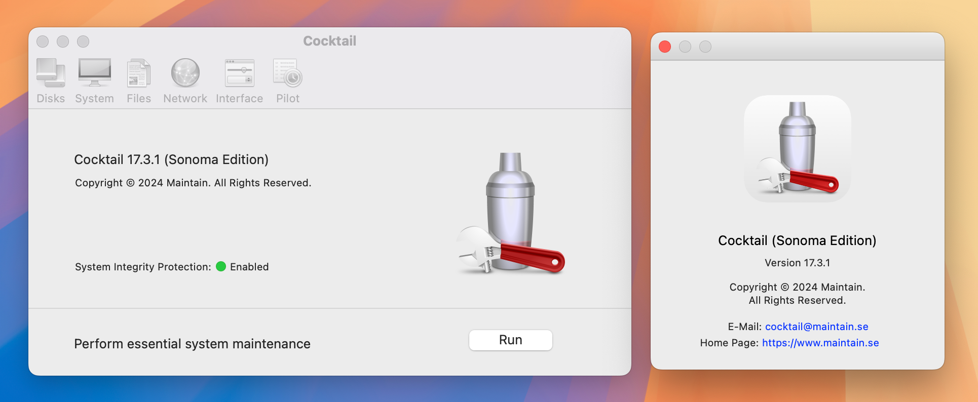 Cocktail for Mac v17.3.1 系统清理工具 激活版-1