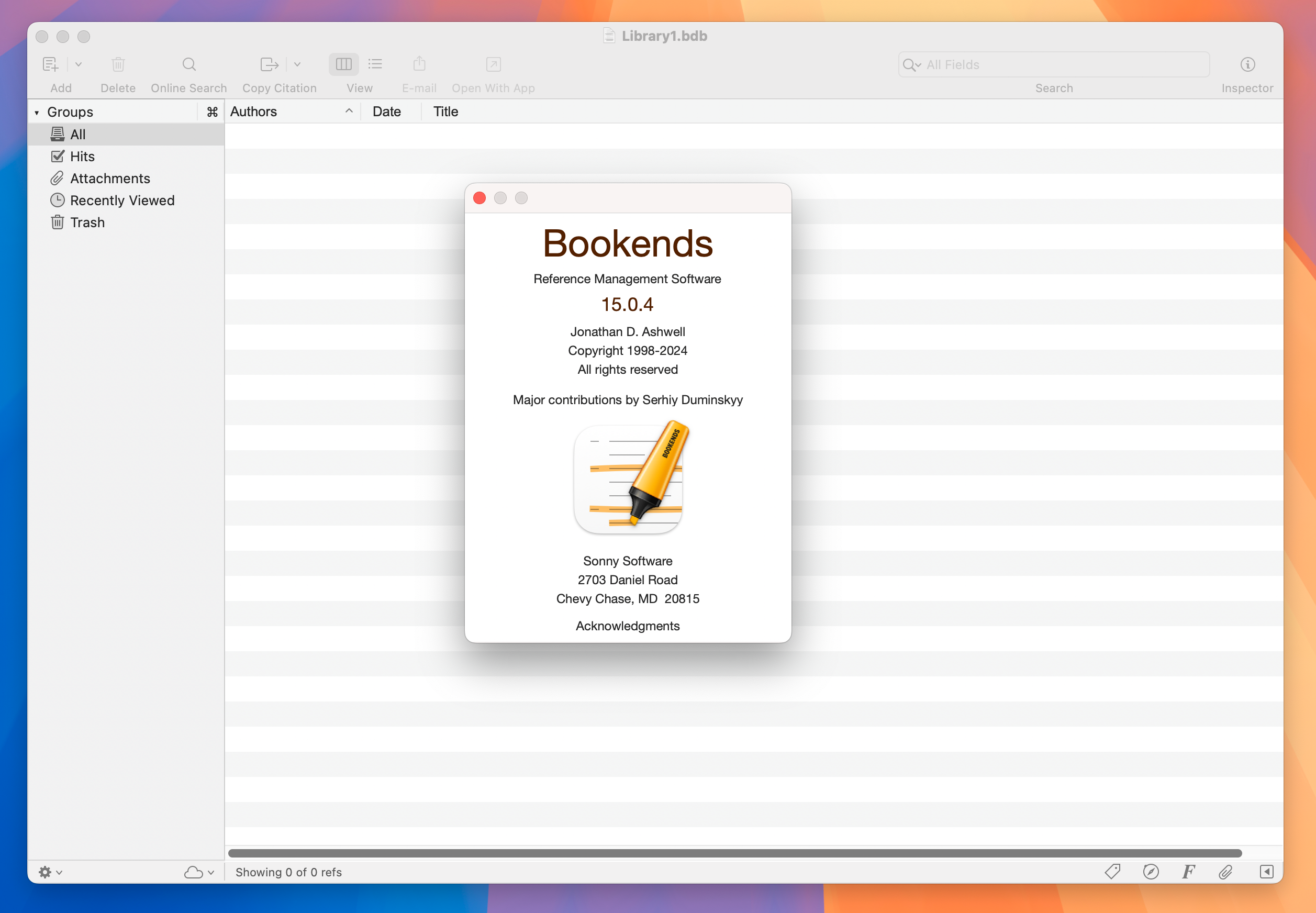 Bookends for Mac v15.0.4 文献书籍下载管理 注册版-1