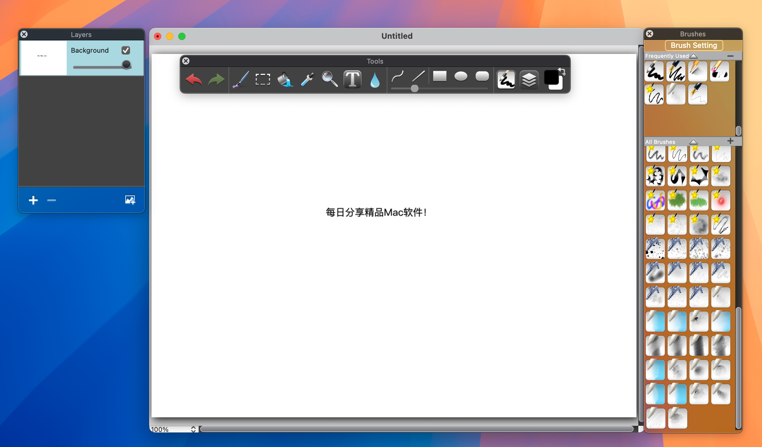 My PaintBrush Pro for Mac v2.4.5 绘画工具 激活版-1