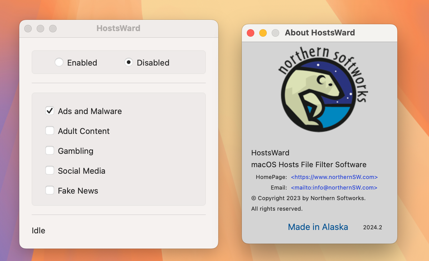 HostsWard for Mac v2024.2 macOS广告拦截软件 激活版-1