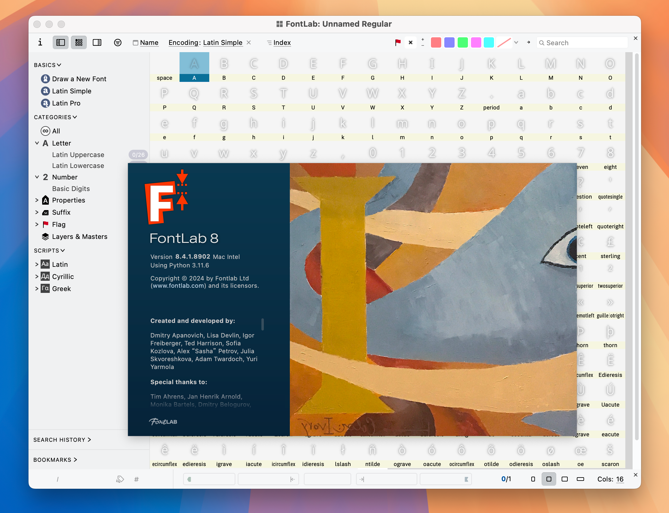 FontLab 8 for Mac v8.4.1.8902 字体设计编辑软件 激活版-1