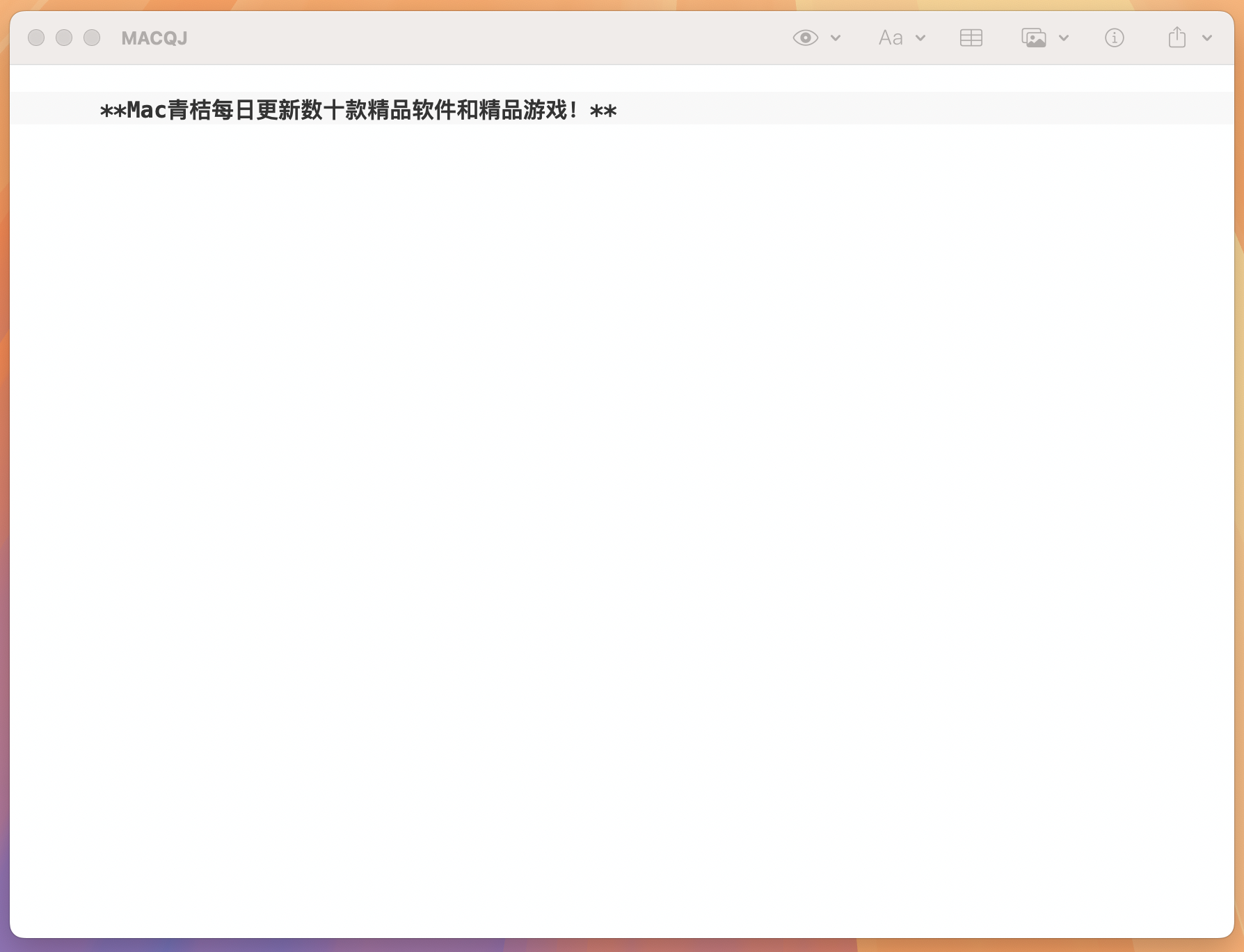 One Markdown for Mac v1.5.7.678 Markdown 文本编辑器 激活版-1