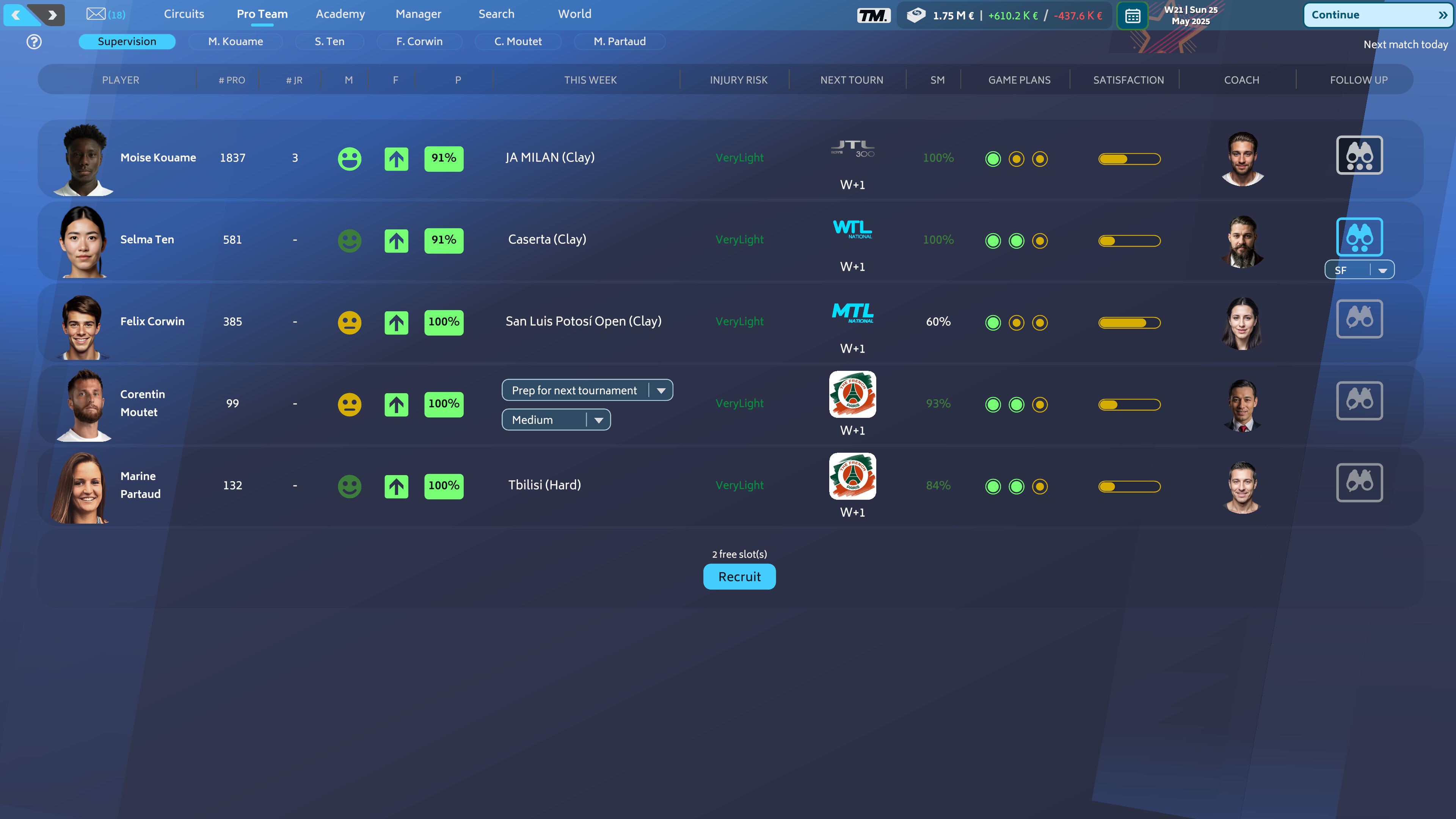 网球经理2025 Tennis Manager 2025 for Mac v5.0.949 英文原生版-4