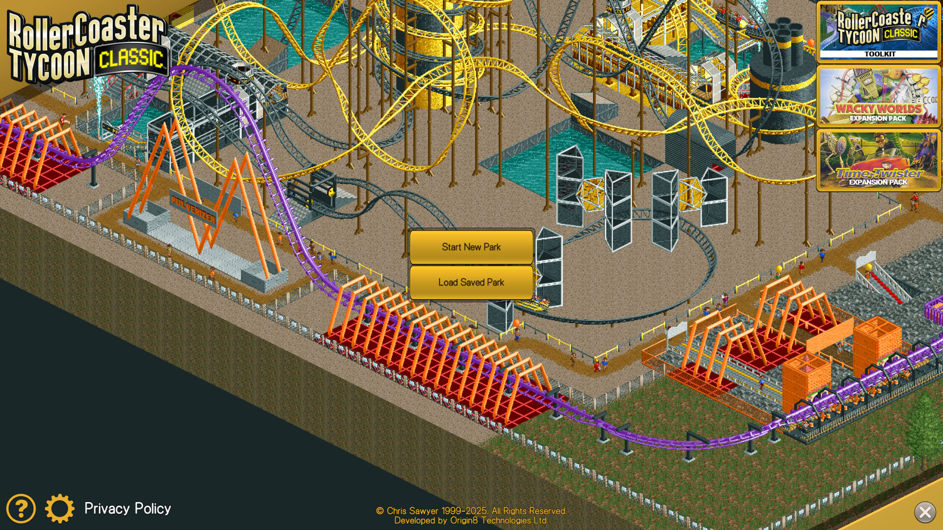 过山车大亨经典版 RollerCoaster Tycoon Classic+ for Mac v1.0.435 英文原生版-1