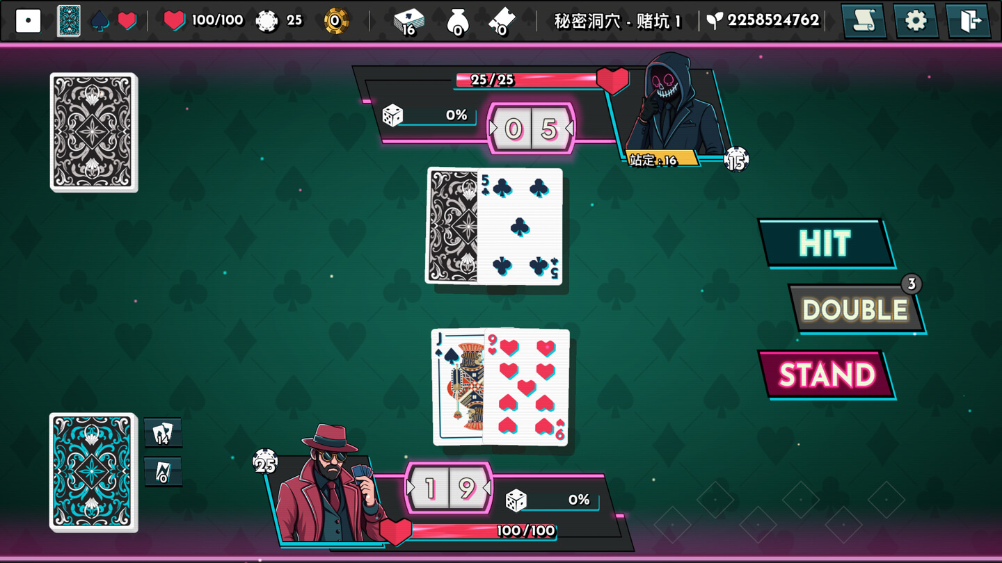 肉鸽21点 RogueJack21 for Mac v1.0.0 中文原生版-4