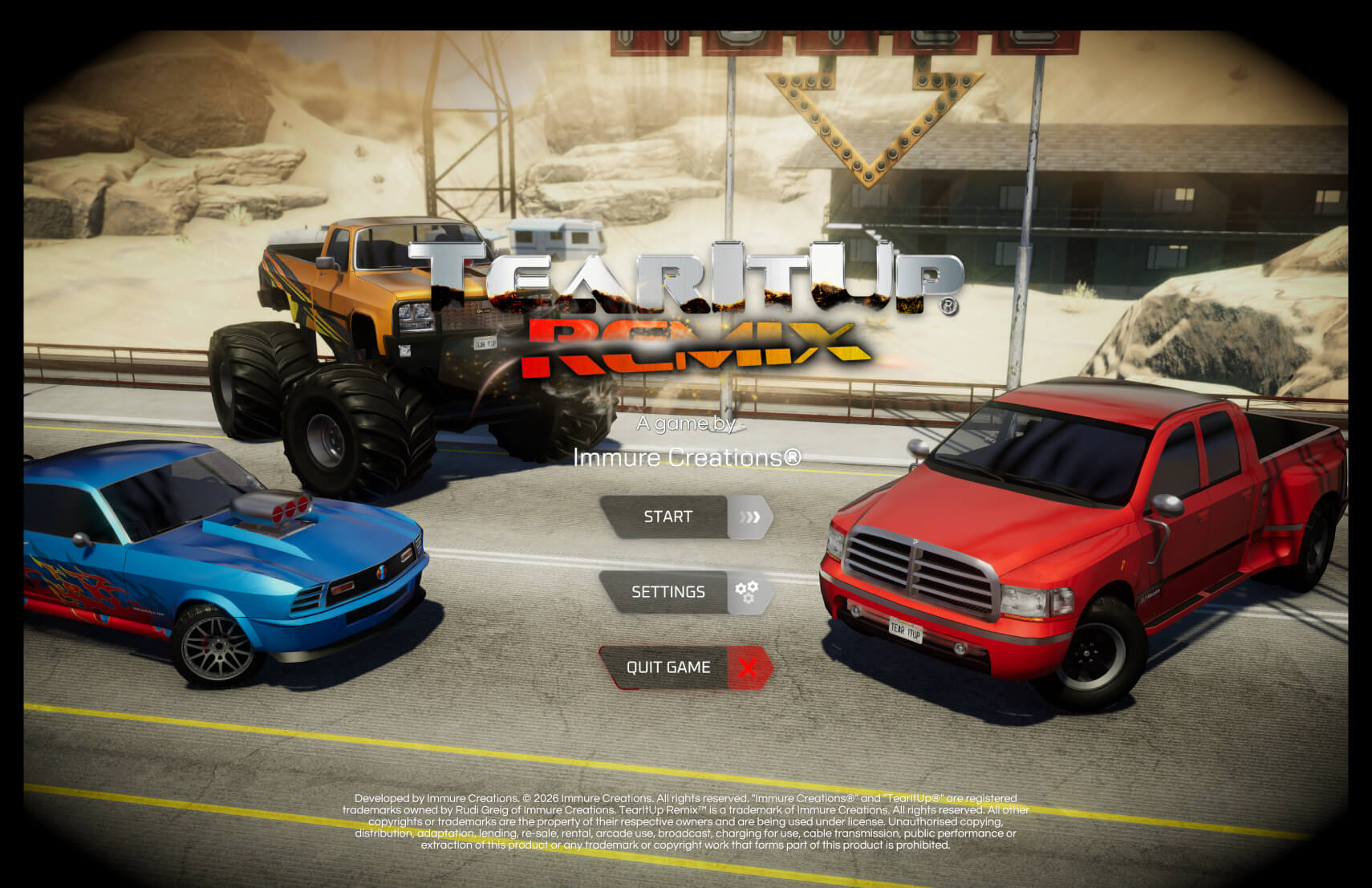 混乱飙车：重置版 TearItUp Remix for Mac v1.12 英文原生版-1